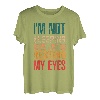 Ich schlafe nicht, ich ruhe nur meine Augen aus Lustiger Papa-Witz T-Shirt