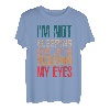 Ich schlafe nicht, ich ruhe nur meine Augen aus Lustiger Papa-Witz T-Shirt