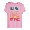 Ich schlafe nicht, ich ruhe nur meine Augen aus Lustiger Papa-Witz T-Shirt