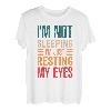 Ich schlafe nicht, ich ruhe nur meine Augen aus Lustiger Papa-Witz T-Shirt
