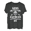 Herren Herren Guns Dont Kill People Väter mit Pretty Daughters Do Shirt