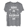 Herren Herren Guns Dont Kill People Väter mit Pretty Daughters Do Shirt