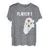 Vater Sohn TShirt Partnerlook Vatertag Player 1 Player 2 T-Shirt