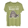 Lustiger Manatee Vintage lustiger Spruch Manatee Liebhaber T-Shirt