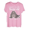 Lustiger Manatee Vintage lustiger Spruch Manatee Liebhaber T-Shirt