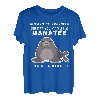 Lustiger Manatee Vintage lustiger Spruch Manatee Liebhaber T-Shirt