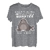 Lustiger Manatee Vintage lustiger Spruch Manatee Liebhaber T-Shirt