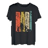 Herren Dad hoch 2 Geburt Geschenk Vater Geburt zweifacher Papa Quad T-Shirt