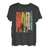 Herren Dad hoch 2 Geburt Geschenk Vater Geburt zweifacher Papa Quad T-Shirt