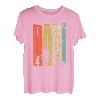 Herren Dad hoch 2 Geburt Geschenk Vater Geburt zweifacher Papa Quad T-Shirt