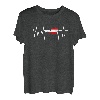Herzschlag Österreich T-Shirt I Austria Heimat Alpen EKG T-Shirt
