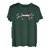 Herzschlag Österreich T-Shirt I Austria Heimat Alpen EKG T-Shirt