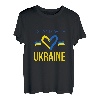 Unterstützung der Ukraine, ich stehe mit Ukraine Flagge T-Shirt