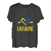 Unterstützung der Ukraine, ich stehe mit Ukraine Flagge T-Shirt