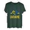 Unterstützung der Ukraine, ich stehe mit Ukraine Flagge T-Shirt