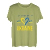 Unterstützung der Ukraine, ich stehe mit Ukraine Flagge T-Shirt