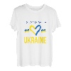 Unterstützung der Ukraine, ich stehe mit Ukraine Flagge T-Shirt