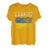 I Stand With Ukraine Flag Gelb & Blau Support The Ukranian T-Shirt