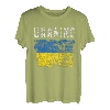 I Stand With Ukraine Flag Gelb & Blau Support The Ukranian T-Shirt