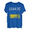 I Stand With Ukraine Flag Gelb & Blau Support The Ukranian T-Shirt