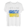 I Stand With Ukraine Flag Gelb & Blau Support The Ukranian T-Shirt