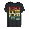 Legendär seit Februar 1980 42. Geburtstag Vintage T-Shirt