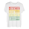 Legendär seit Februar 1980 42. Geburtstag Vintage T-Shirt