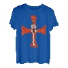 Herren Deus Vult Gott Will Es Kreuz T-Shirt I Kreuzzug Mittelalter