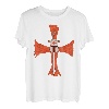 Herren Deus Vult Gott Will Es Kreuz T-Shirt I Kreuzzug Mittelalter
