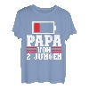 Herren Papa von 2 Jungen Papa Familie T-Shirt