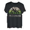 Herren 4 Kinder Saurier Vater T-Stück, Vatertag Dinosaurier Papa T-Shirt