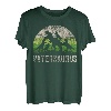 Herren 4 Kinder Saurier Vater T-Stück, Vatertag Dinosaurier Papa T-Shirt