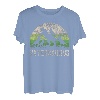 Herren 4 Kinder Saurier Vater T-Stück, Vatertag Dinosaurier Papa T-Shirt