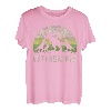 Herren 4 Kinder Saurier Vater T-Stück, Vatertag Dinosaurier Papa T-Shirt