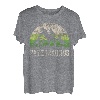 Herren 4 Kinder Saurier Vater T-Stück, Vatertag Dinosaurier Papa T-Shirt