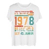 45.Geburtstag Retro Vintage Sunset Legendär Jahrgang 1978 T-Shirt