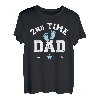 Zweifacher Papa Vater Baby Verkündung T-Shirt