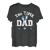 Zweifacher Papa Vater Baby Verkündung T-Shirt