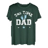 Zweifacher Papa Vater Baby Verkündung T-Shirt