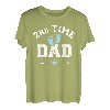 Zweifacher Papa Vater Baby Verkündung T-Shirt