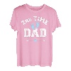 Zweifacher Papa Vater Baby Verkündung T-Shirt