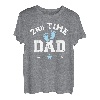 Zweifacher Papa Vater Baby Verkündung T-Shirt