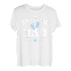 Zweifacher Papa Vater Baby Verkündung T-Shirt