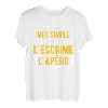 Herren Lustige Geschenkidee Apero Escrime T-Shirt T-Shirt