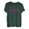 Nashville City Hot Pink Vintage Typ T T-Shirt
