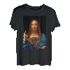 wormy da Vinci Salvator Mundi Renaissance T-Shirt