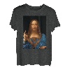 wormy da Vinci Salvator Mundi Renaissance T-Shirt