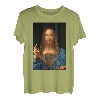 wormy da Vinci Salvator Mundi Renaissance T-Shirt