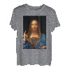 wormy da Vinci Salvator Mundi Renaissance T-Shirt