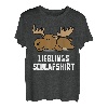 Lieblings Schlafshirt Elch Schlafanzug Oberteil T-Shirt
